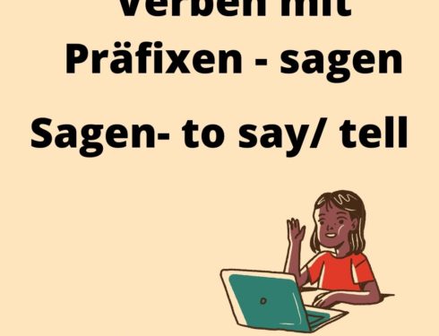 Verben mit Präfixen – Sagen