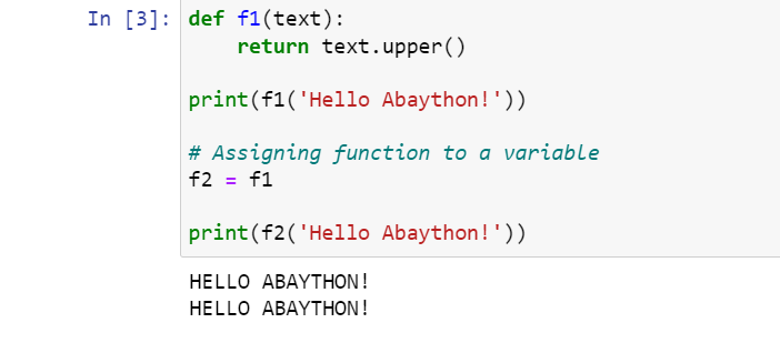 Higher Order Functions and decorators in Python - ABAYTHON