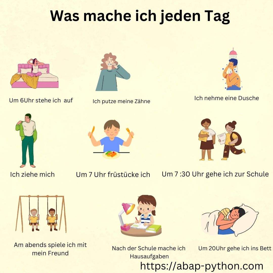 daily-routine-in-german-abaython