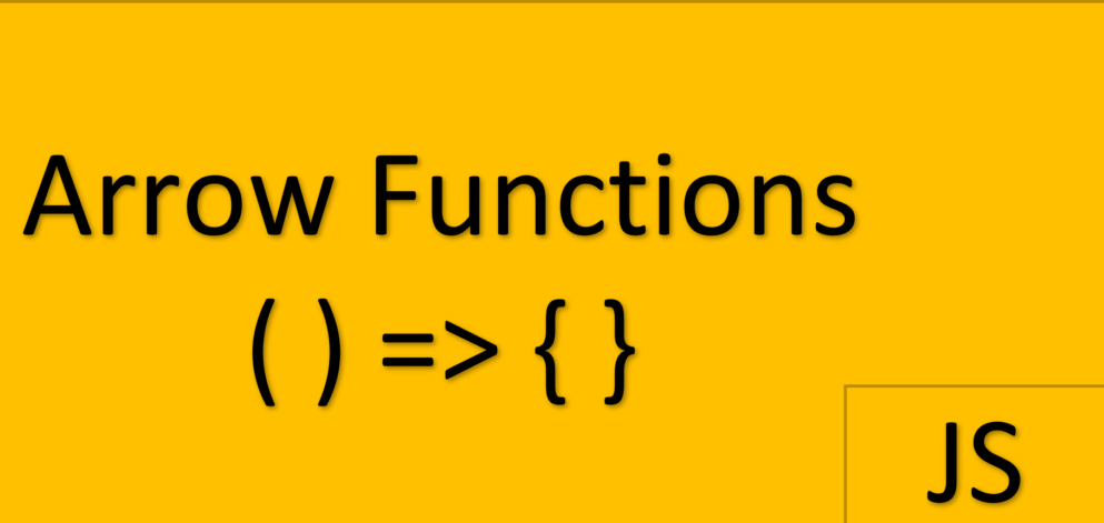 Arrow function in JavaScript