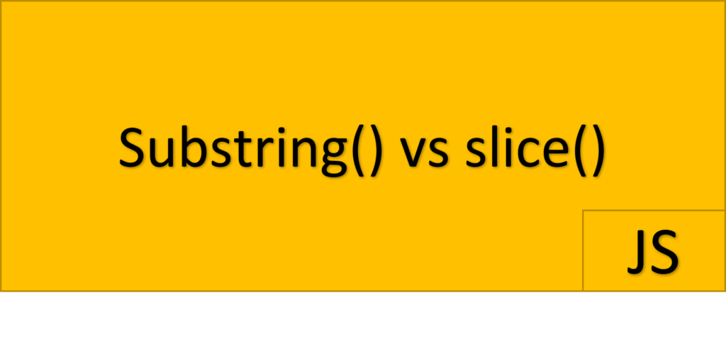 substring vs slice